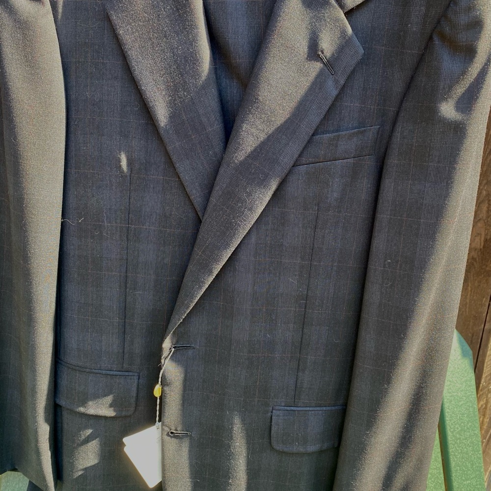 Hickey Freeman Gray Suit with Professional Tailoring